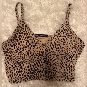 Cheetah brandy melville top